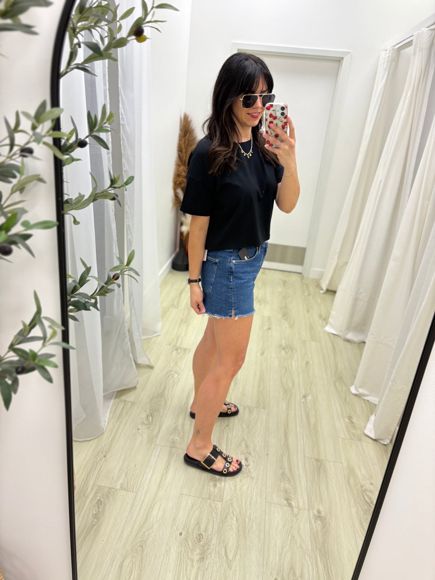 Heidi Indigo 90's Jean Shorts