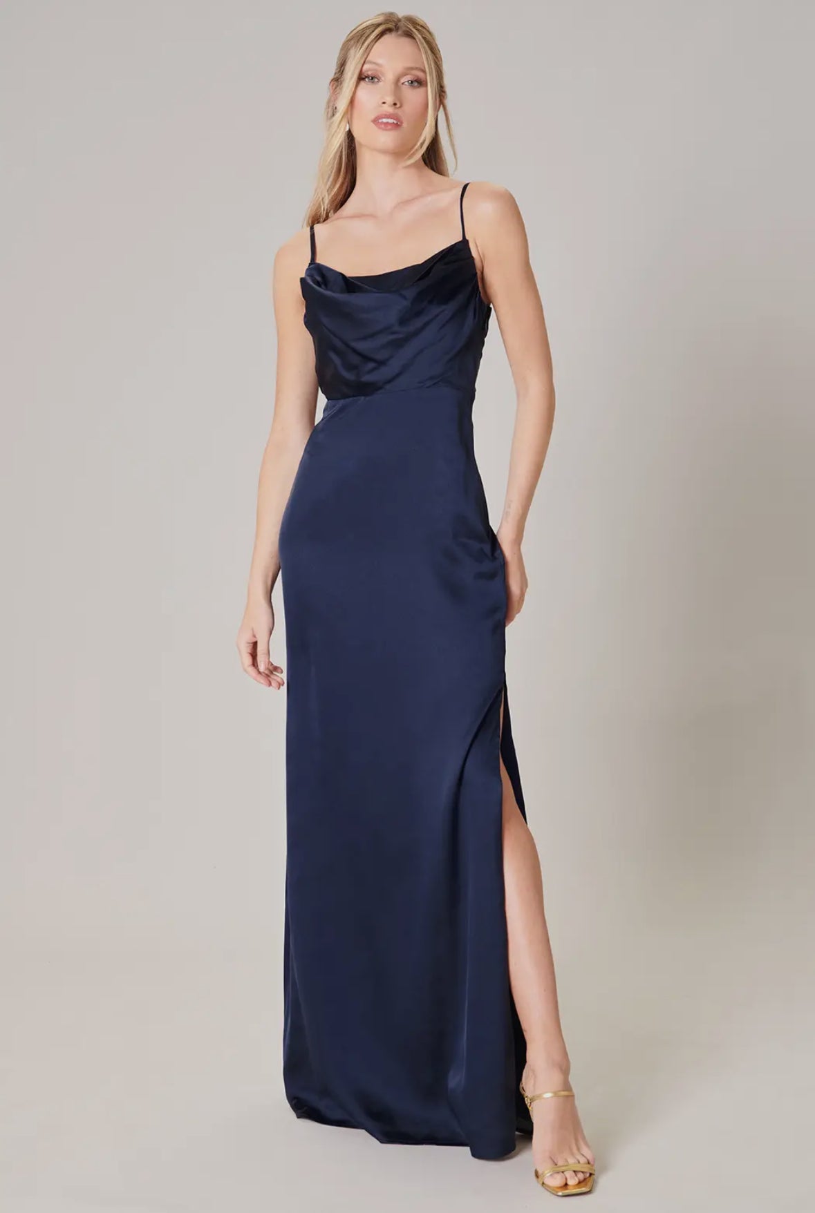 Cowl Neck Maxi Dress