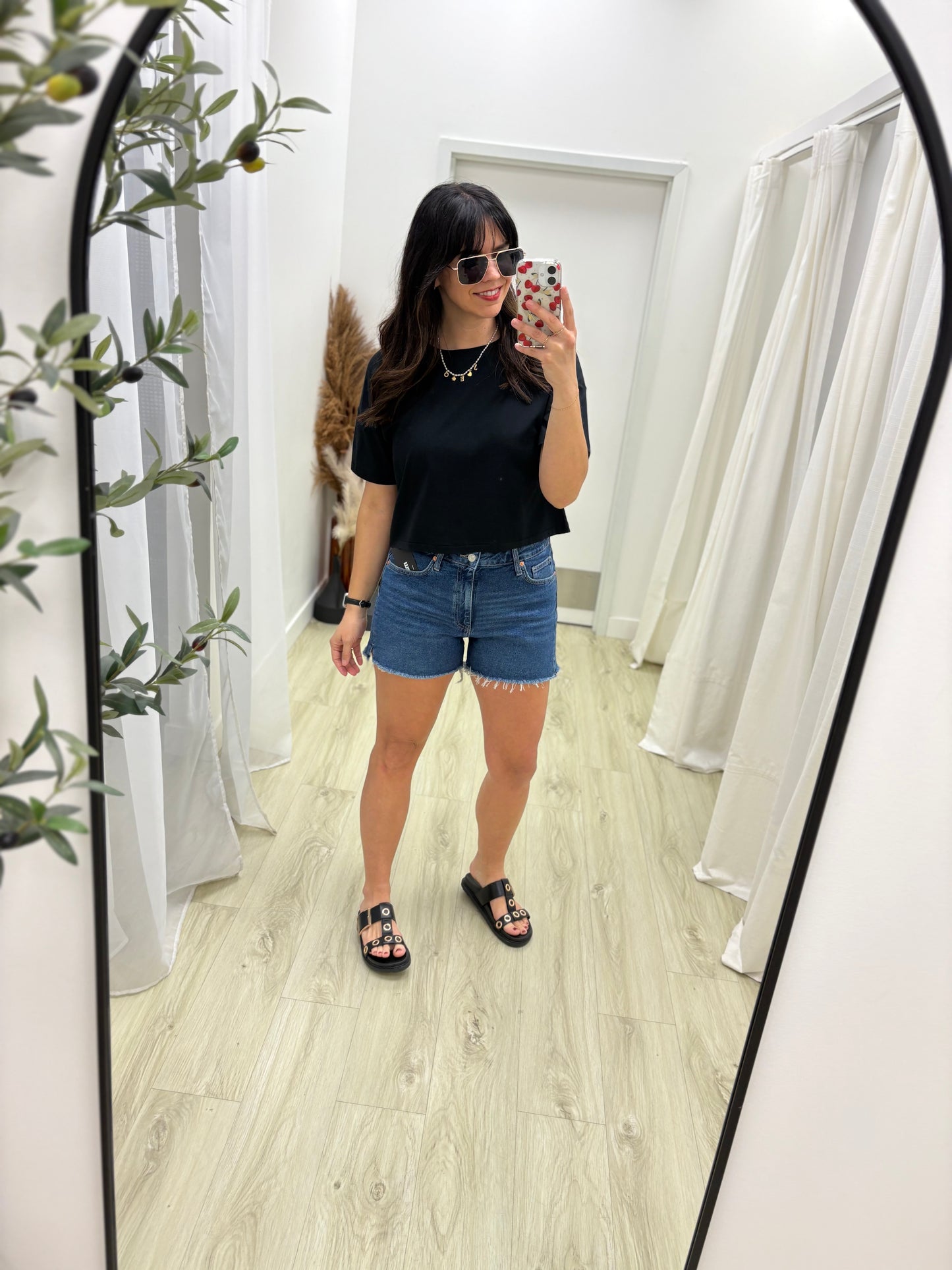 Heidi Indigo 90's Jean Shorts