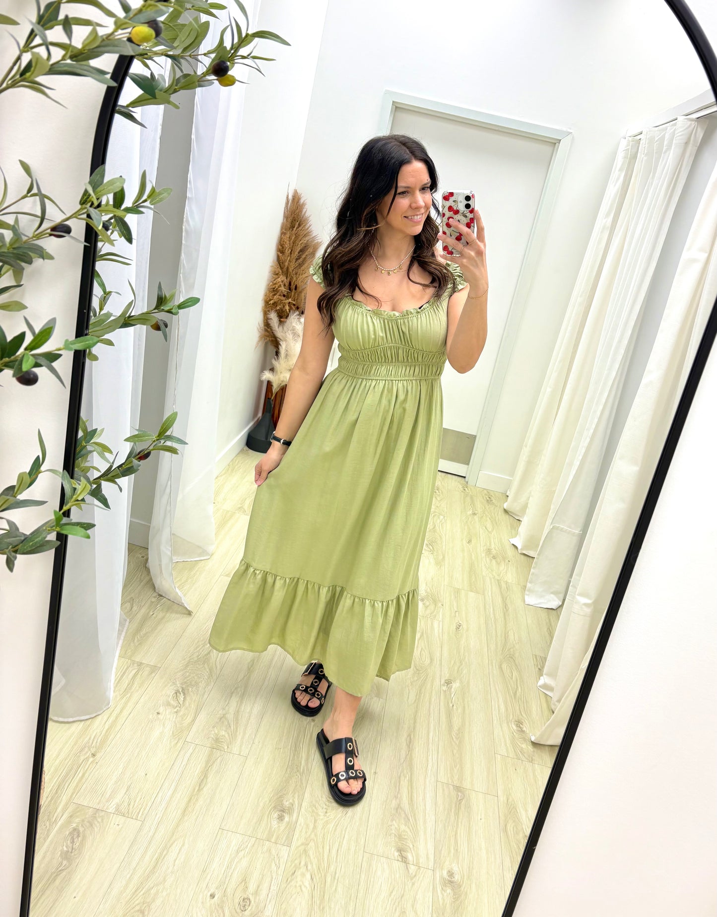 Juliet Short Sleeve Midi Dress