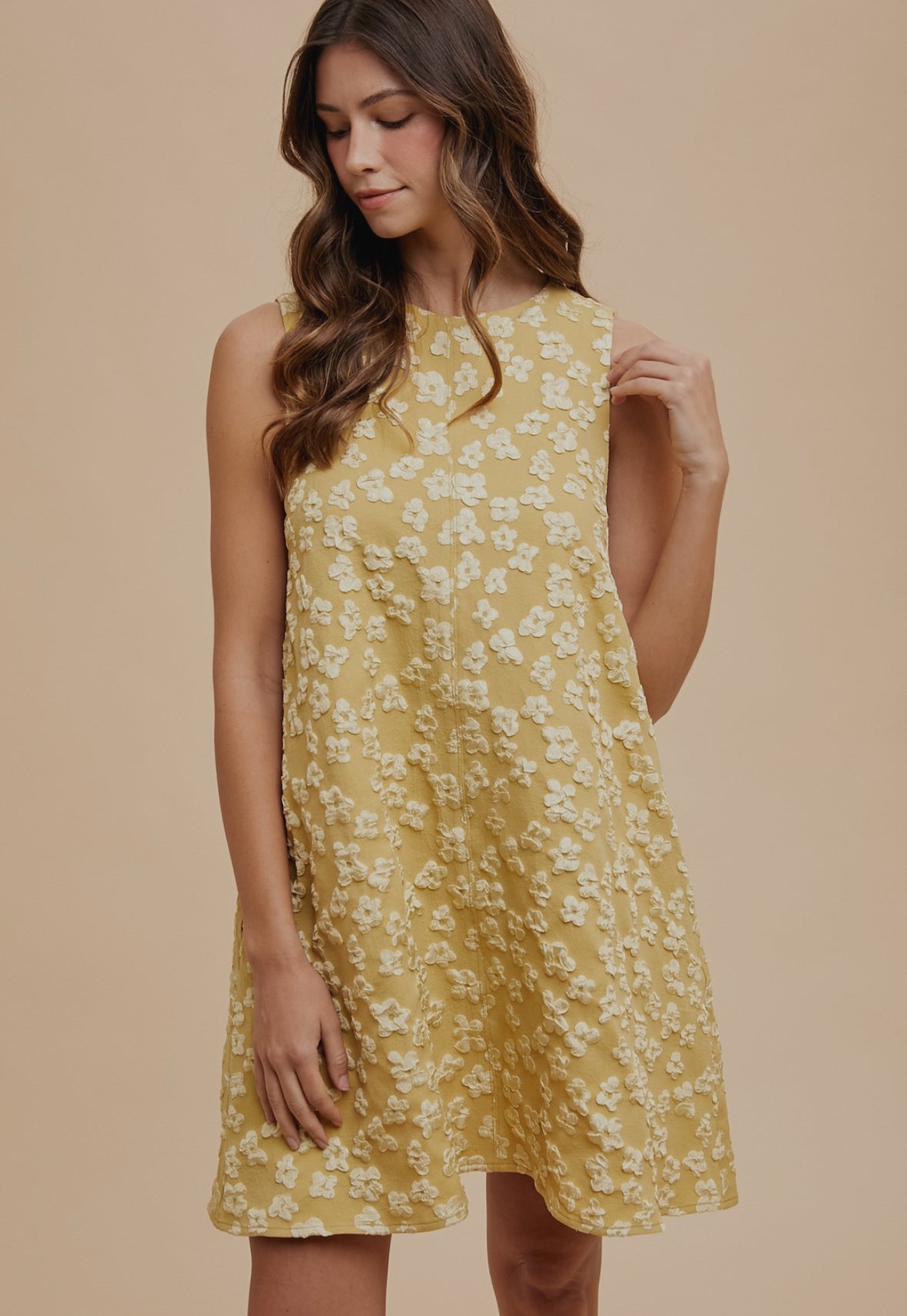 Floral Swing Hem Mini