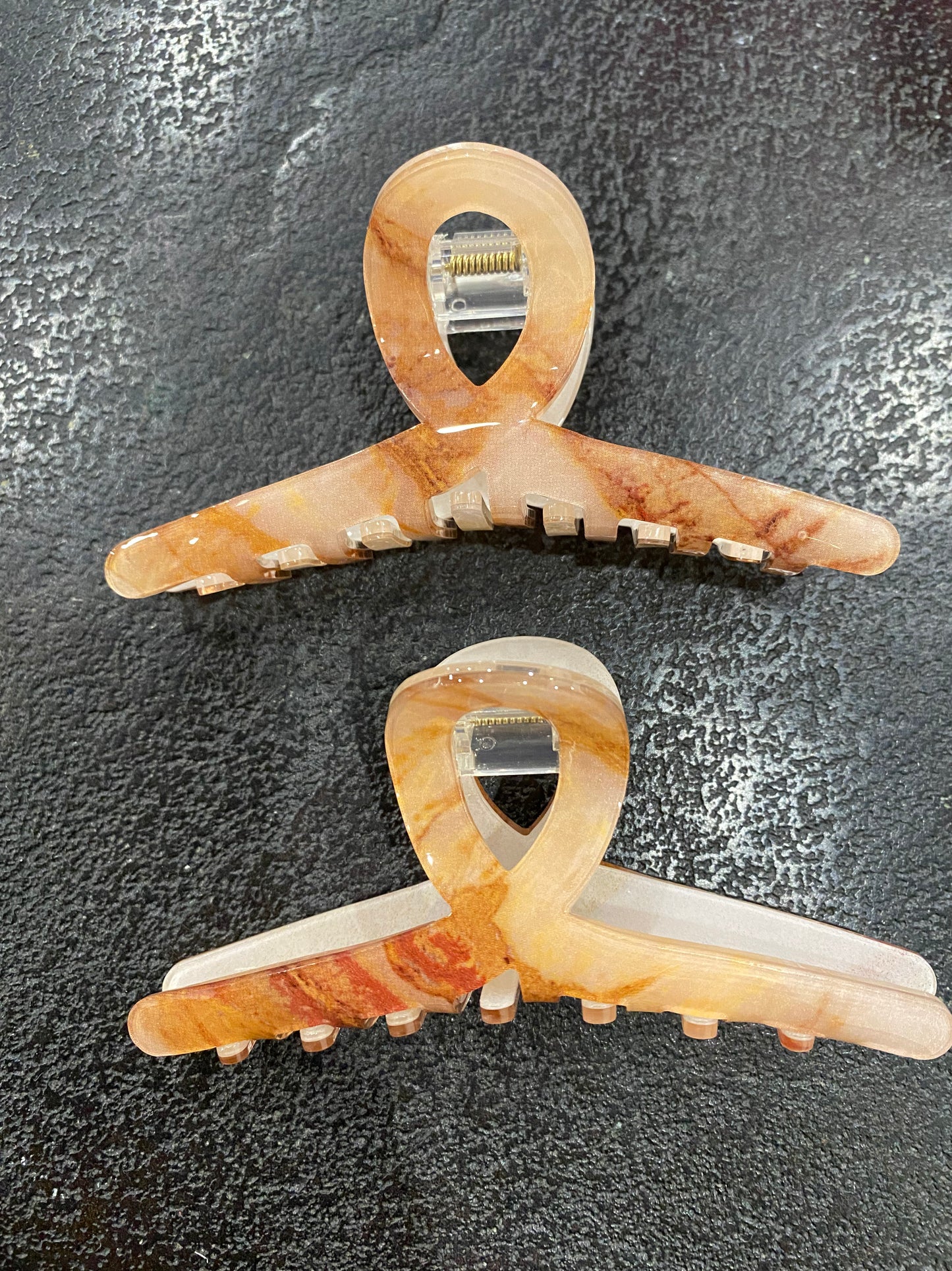 Medium Marble Claw Clip