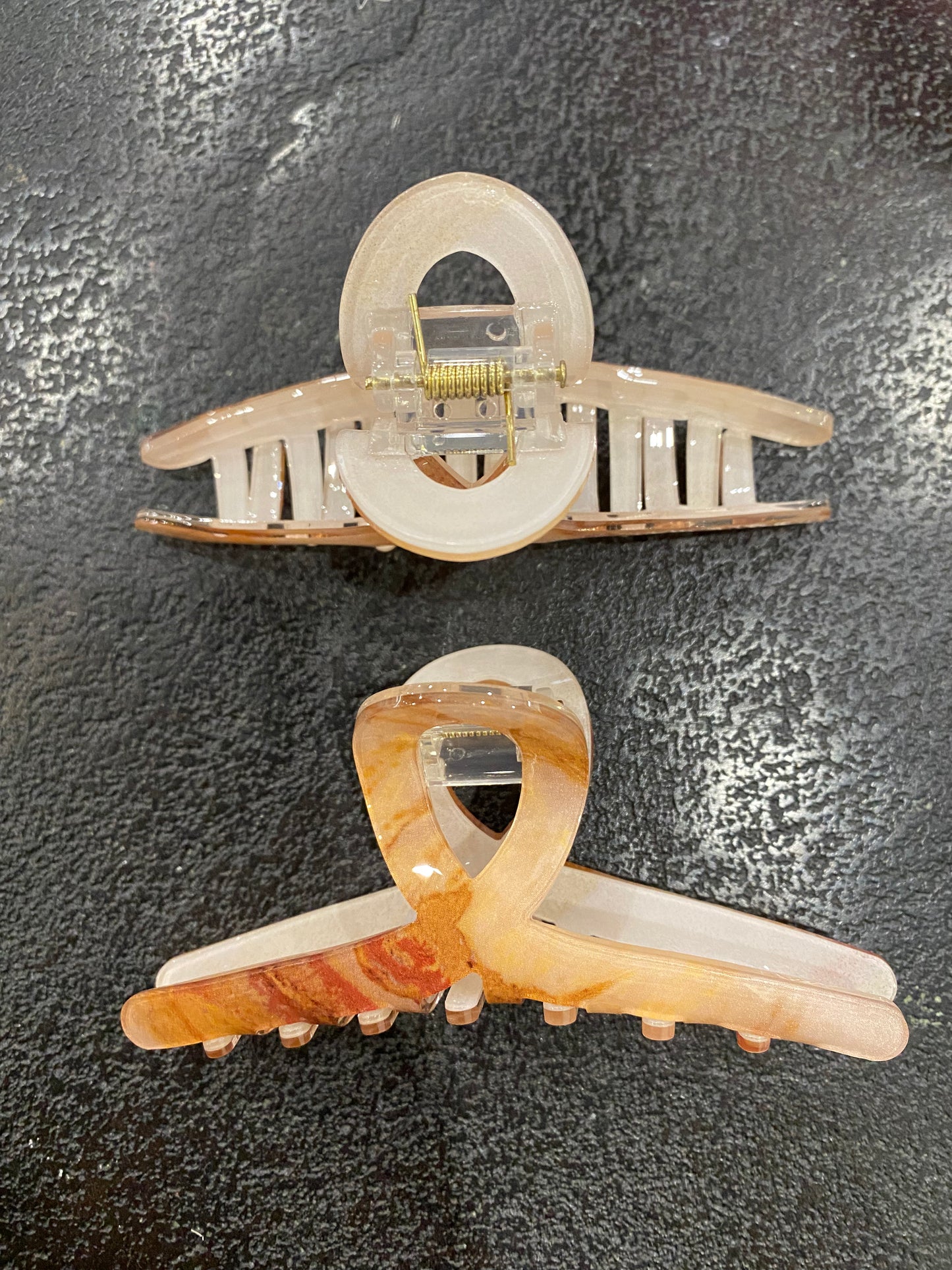 Medium Marble Claw Clip