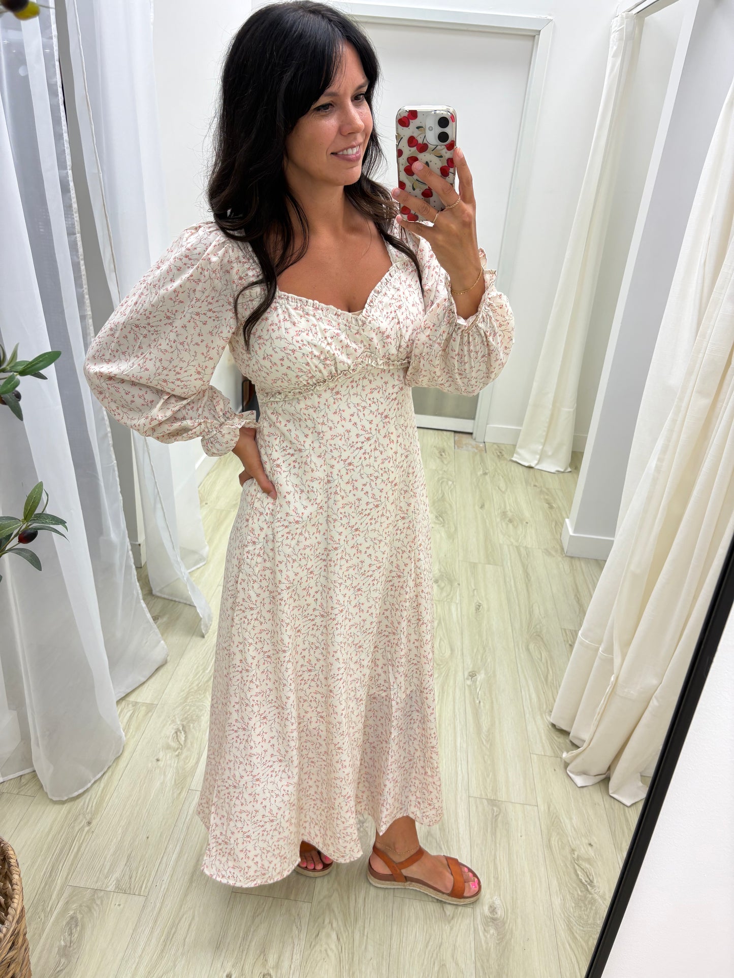 Sweetheart Floral Maxi Dress