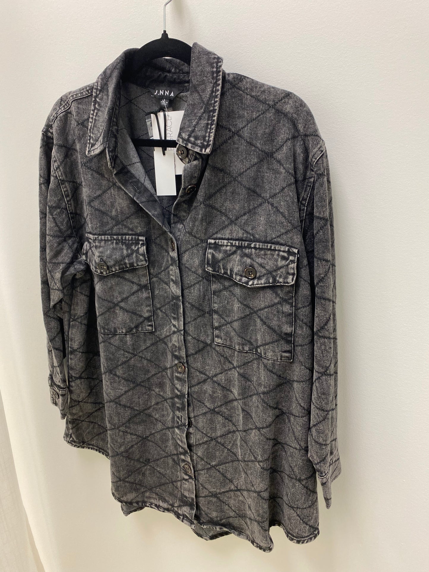 Quilted Denim Button Down (2 Colours) *Restocking**