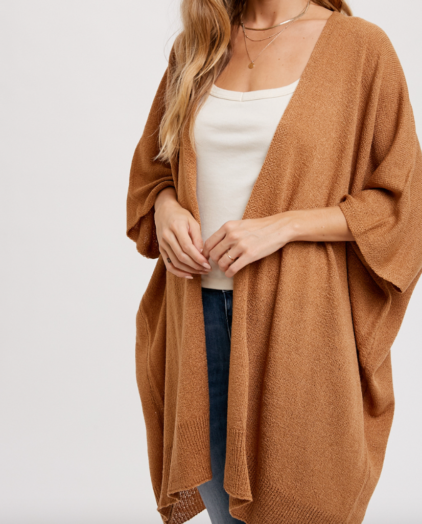 Open front cardigan