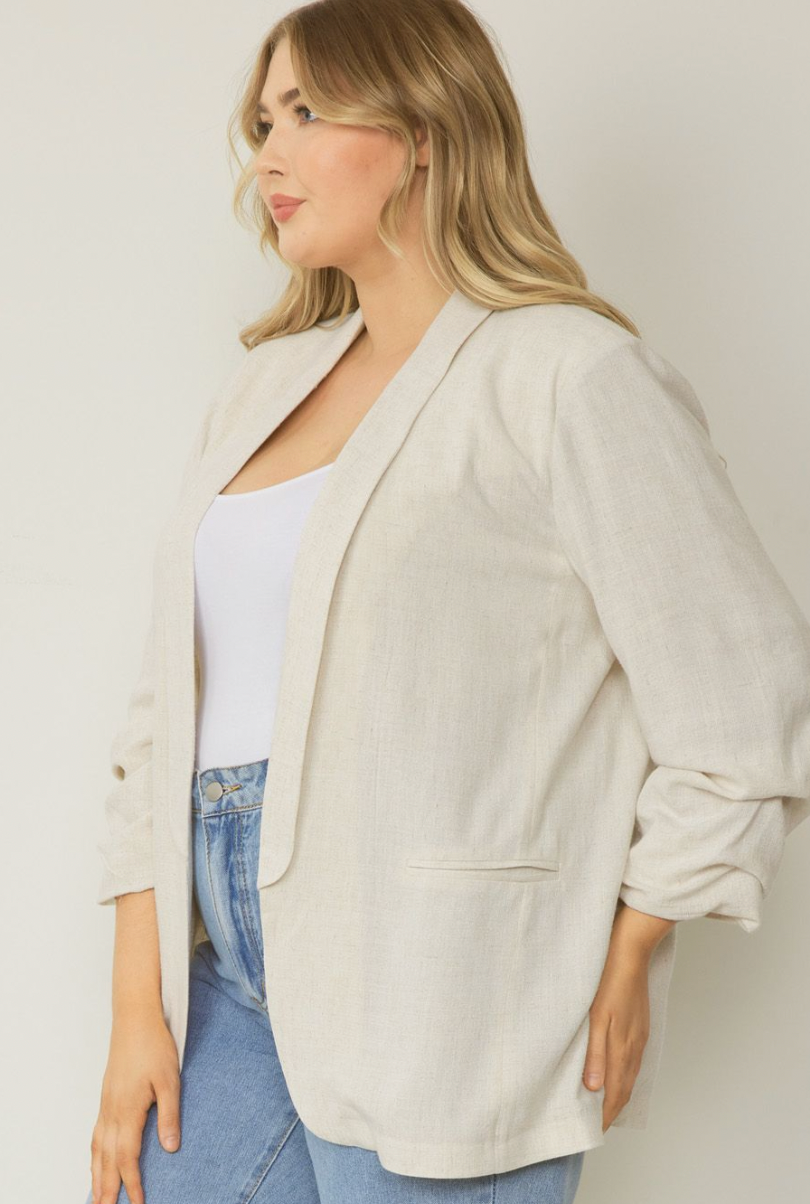 Women's plus size blazer