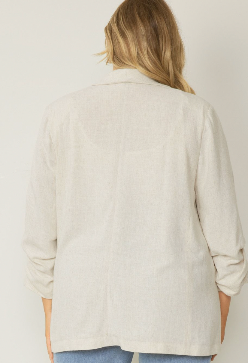 Women's Linen Blazer