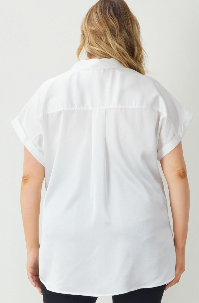 Women's plus size button down