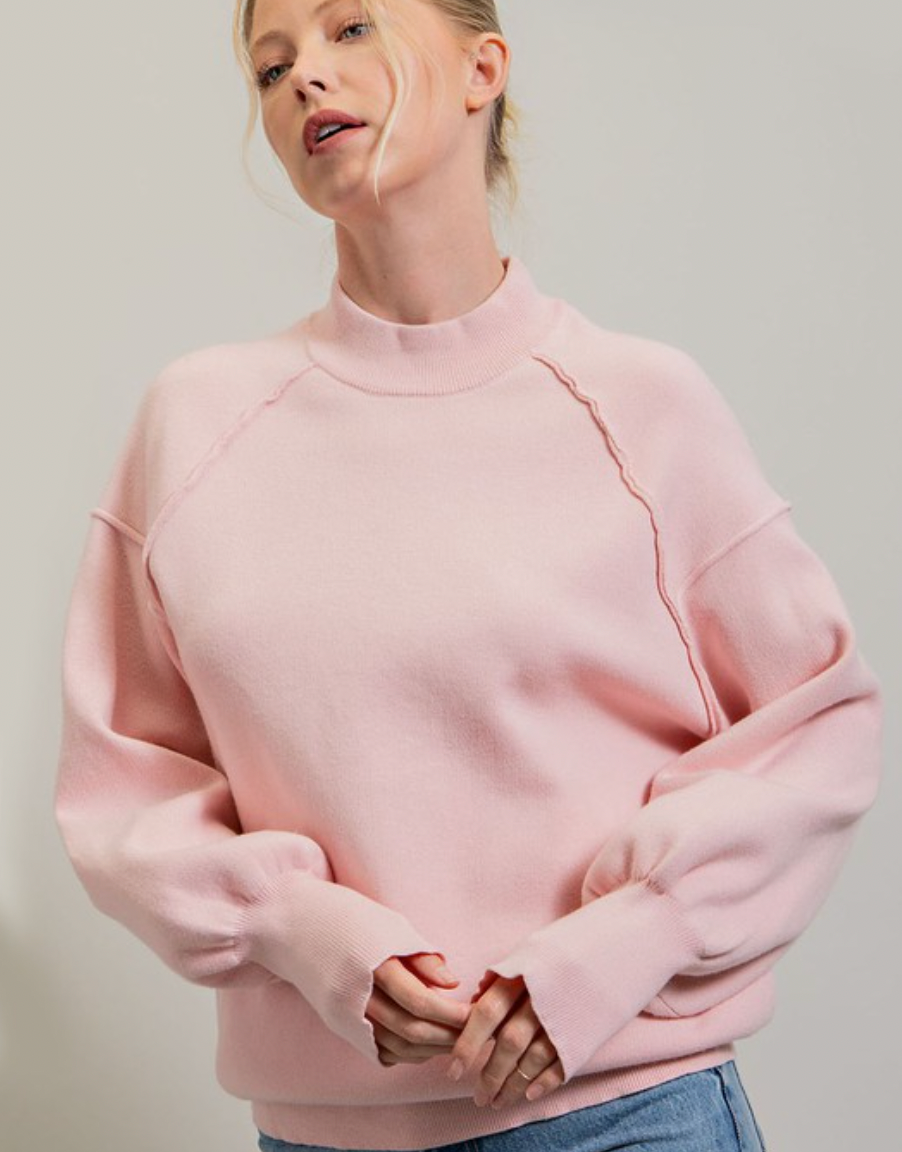 Luxe long sleeve sweater