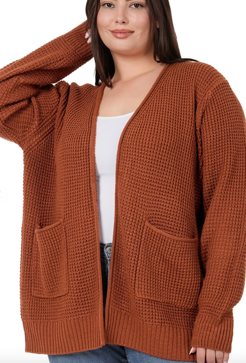 Plus size cardigan