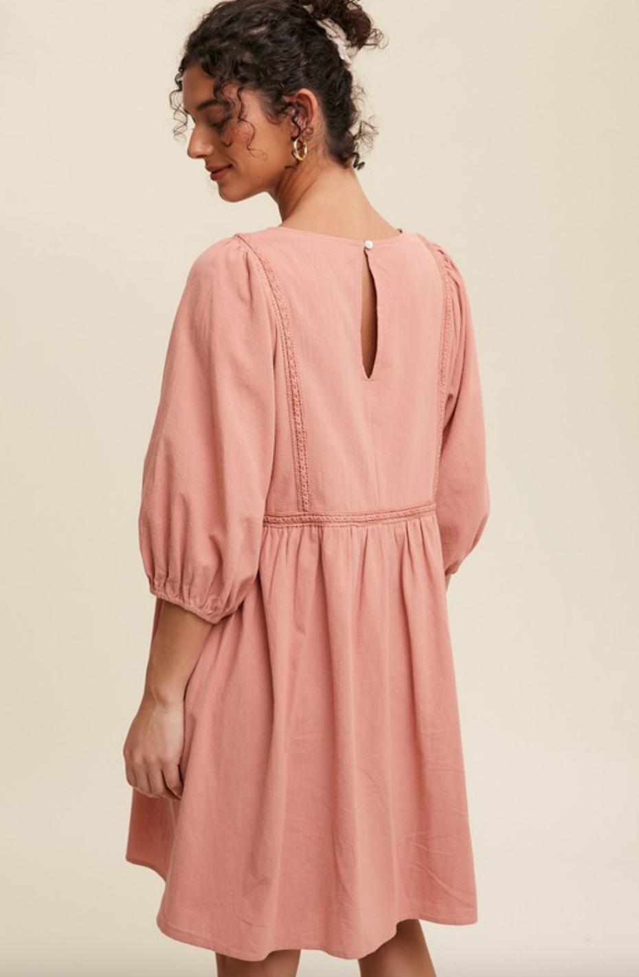 Front Tie Boho Dress