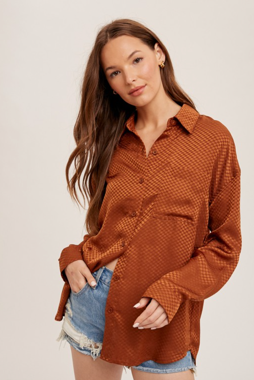Checkered Button Down
