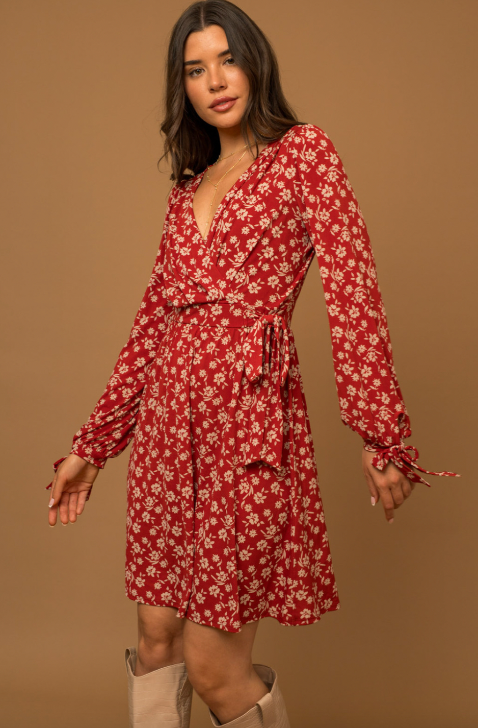 Women's long sleeve fall dress