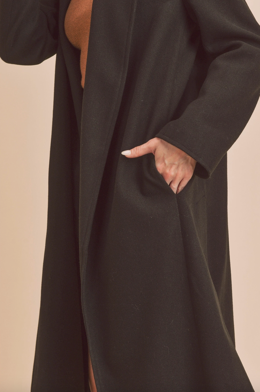 Black dress coat