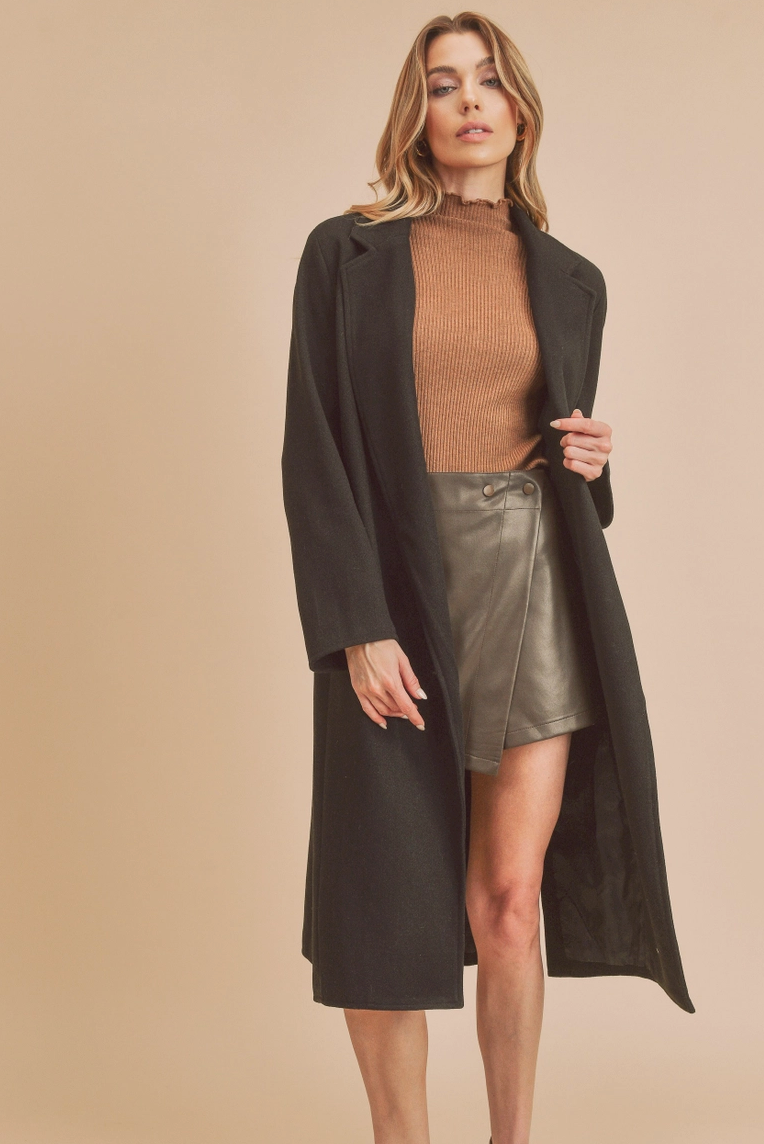 Black dress coat