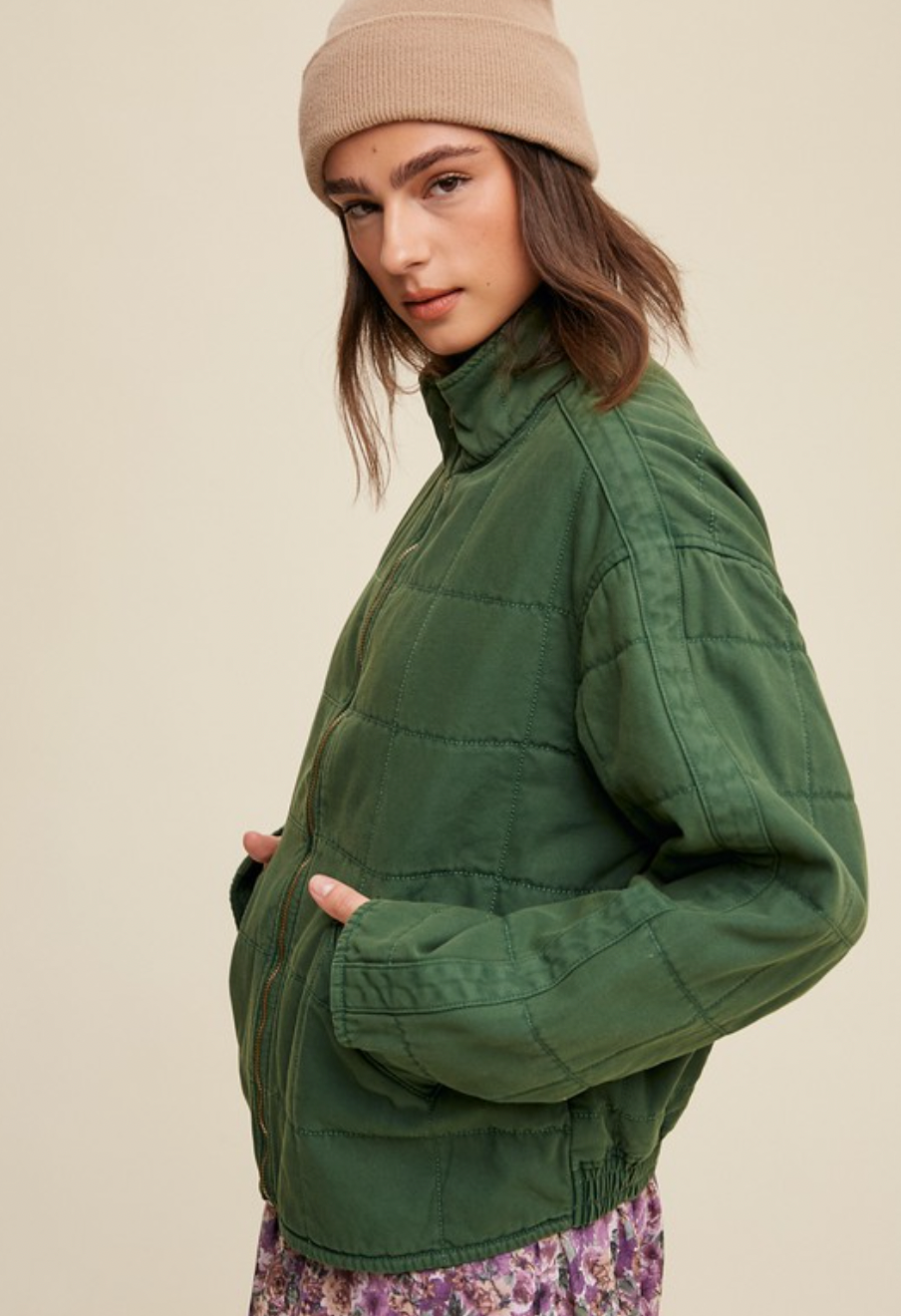 The Wilfred Quilted Denim Jacket (2 Colours)
