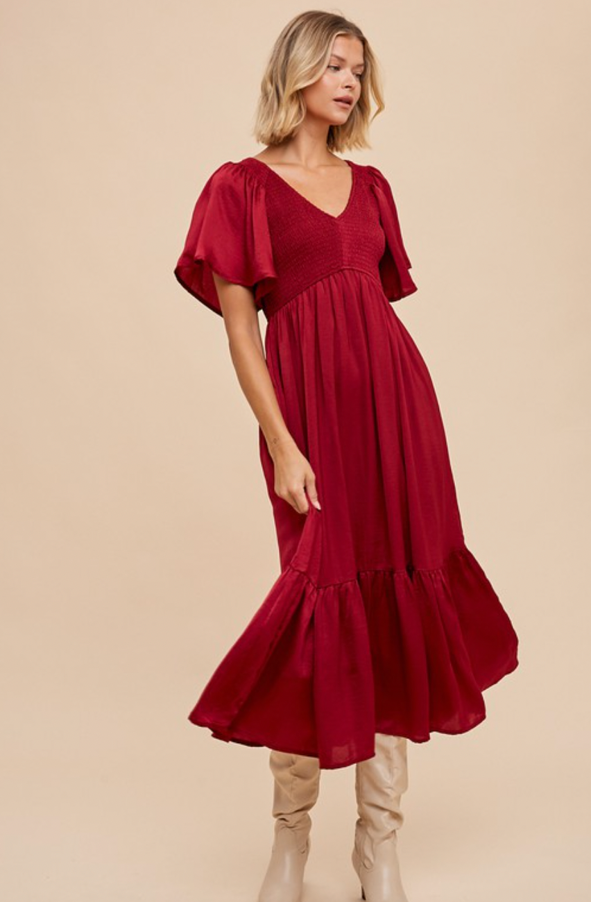 Red dress