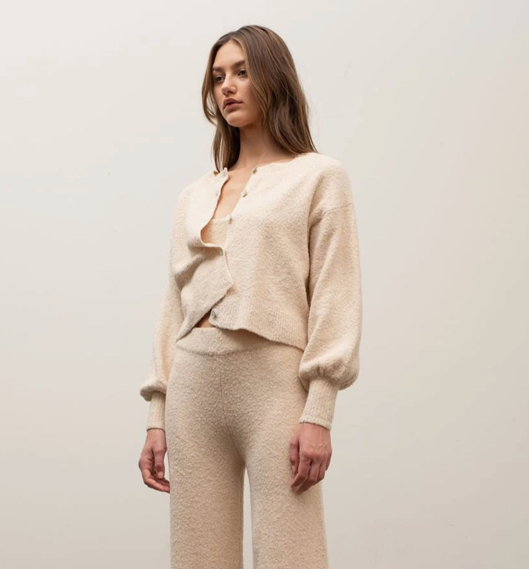 Women's ivory cardigan