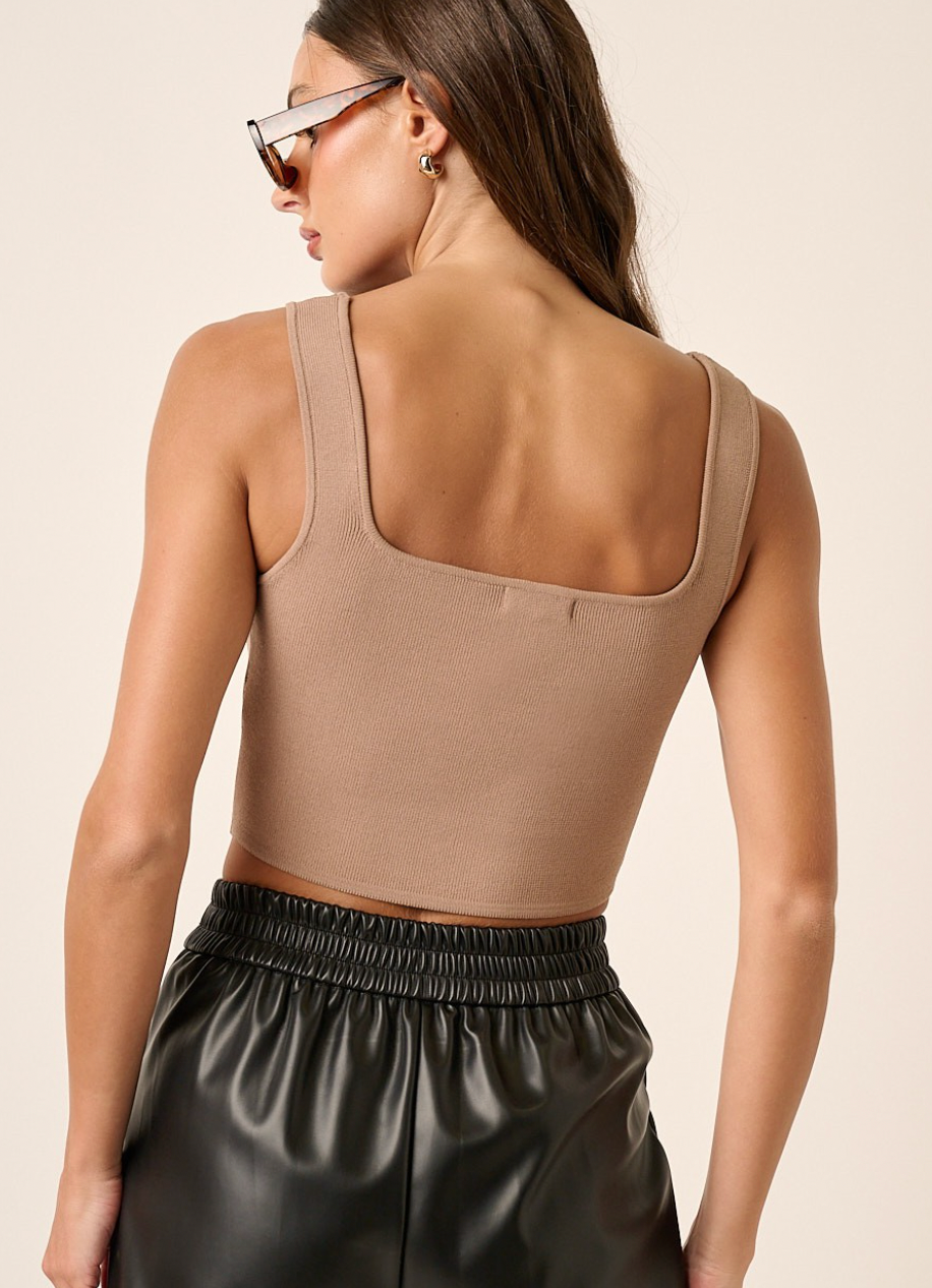 Knit Corset Tank (2 Colours)