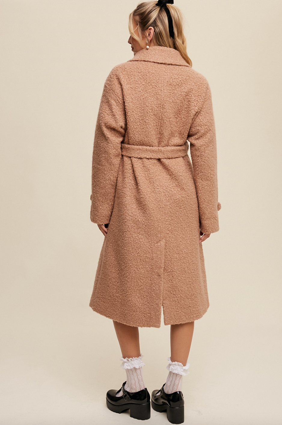 Long belted coat