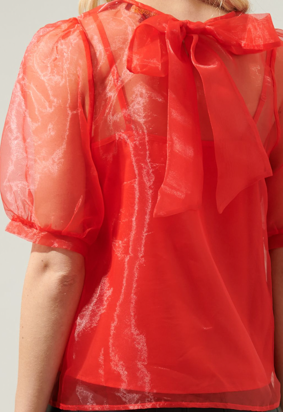 Red party shirt
