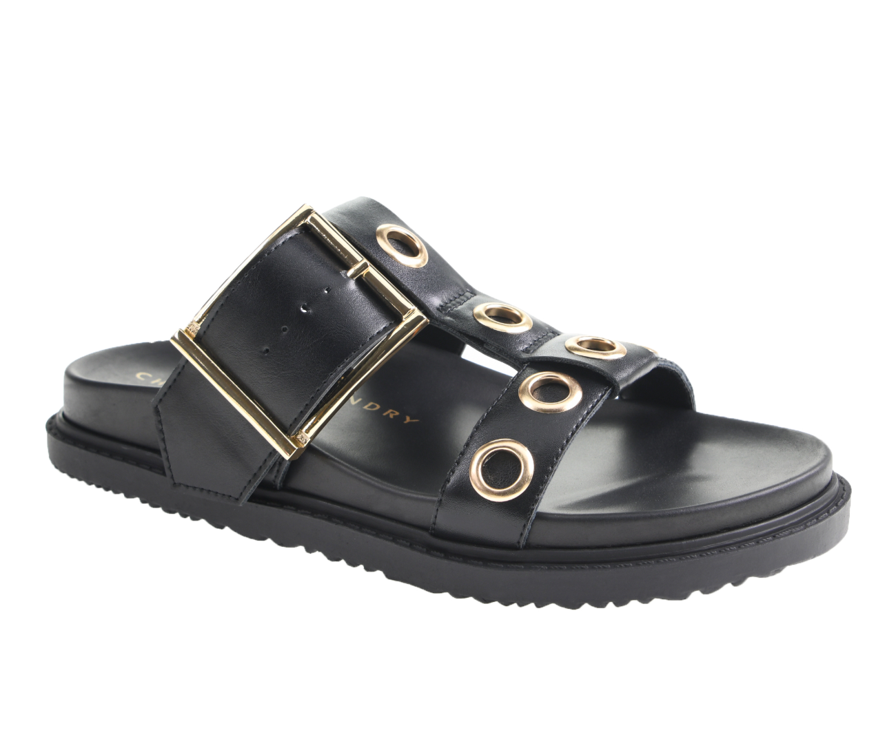 black sandal