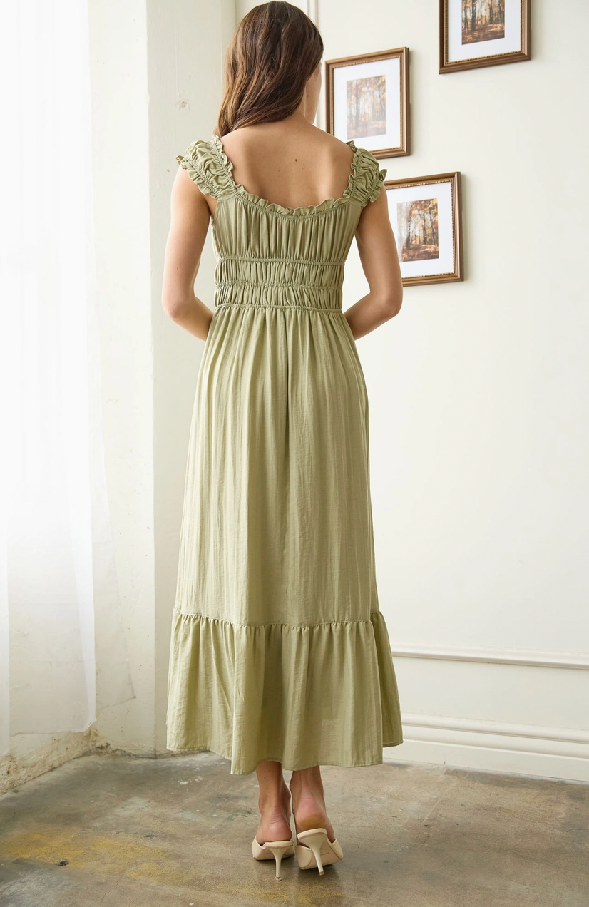 Juliet Short Sleeve Midi Dress
