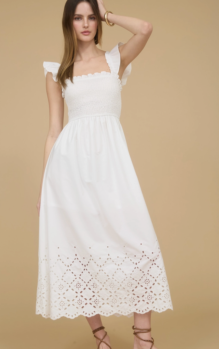 White summer dress