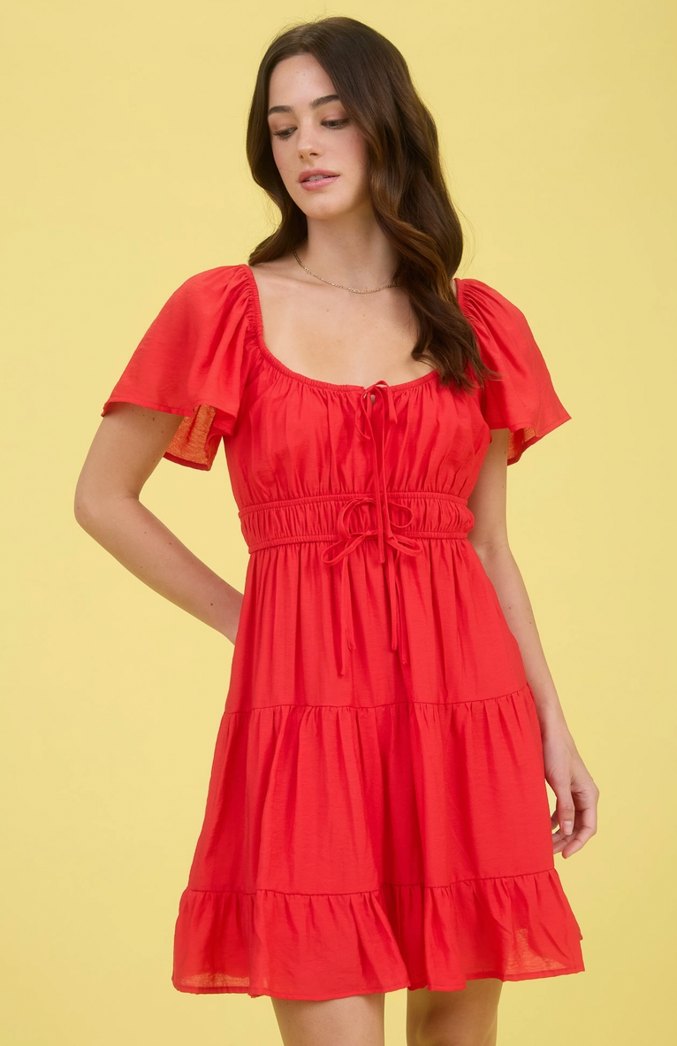 Red dress