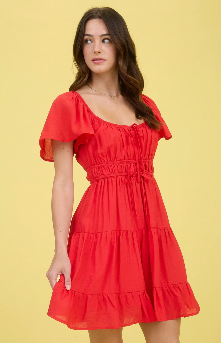 Red dress