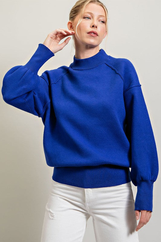 Women's blue sweater