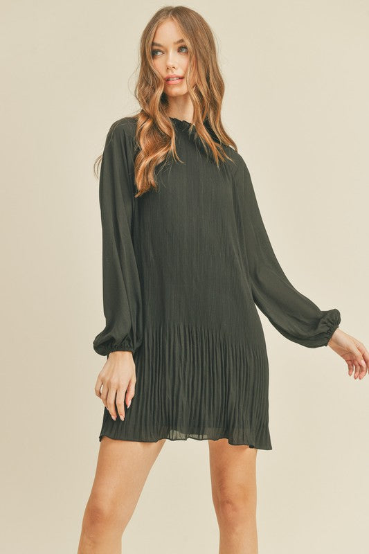 Black Pleated Mini