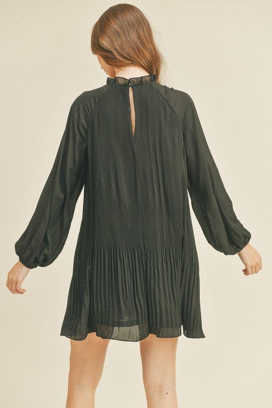 Black Pleated Mini