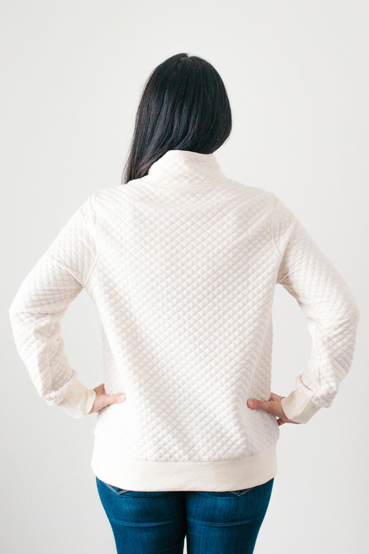 Women's diamond sweater