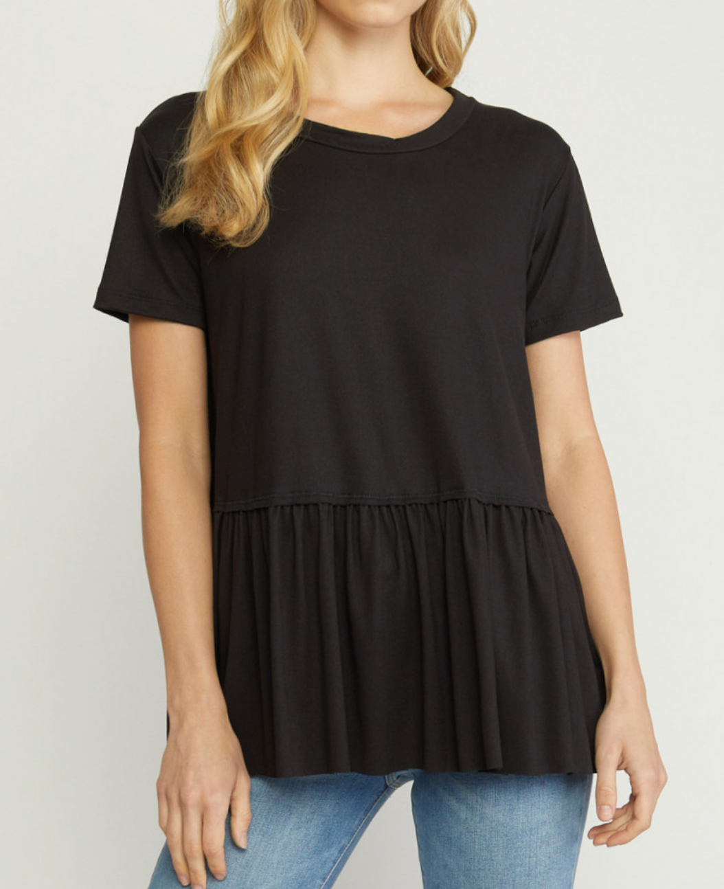 Softest Peplum Top