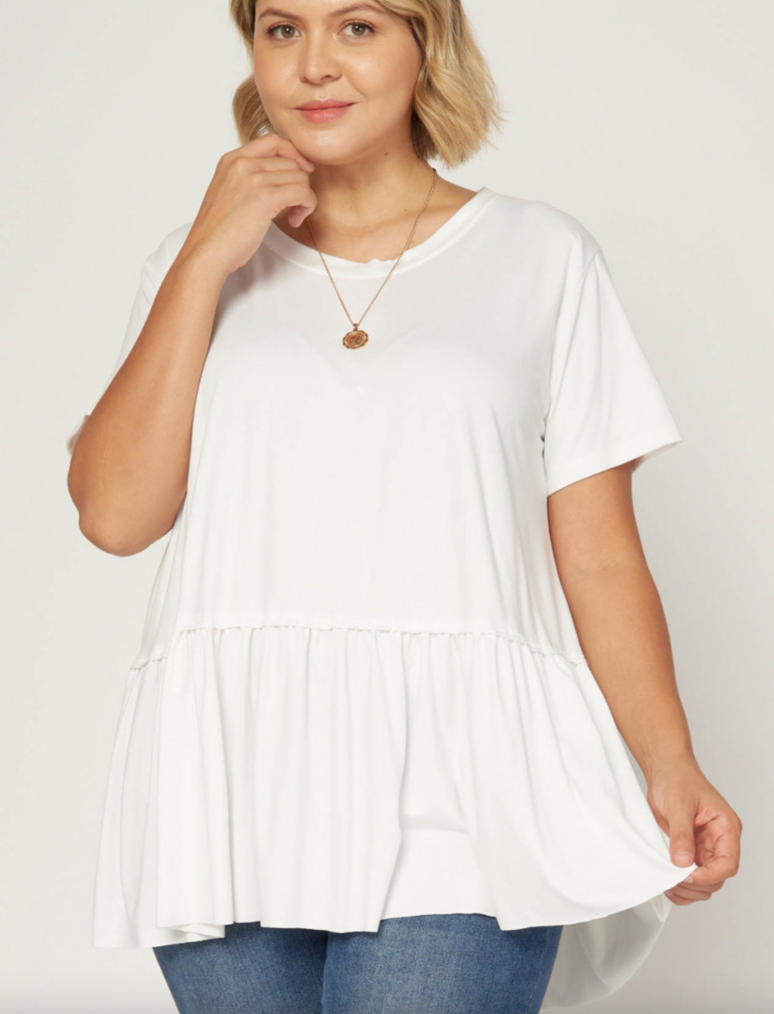 Softest Peplum Top