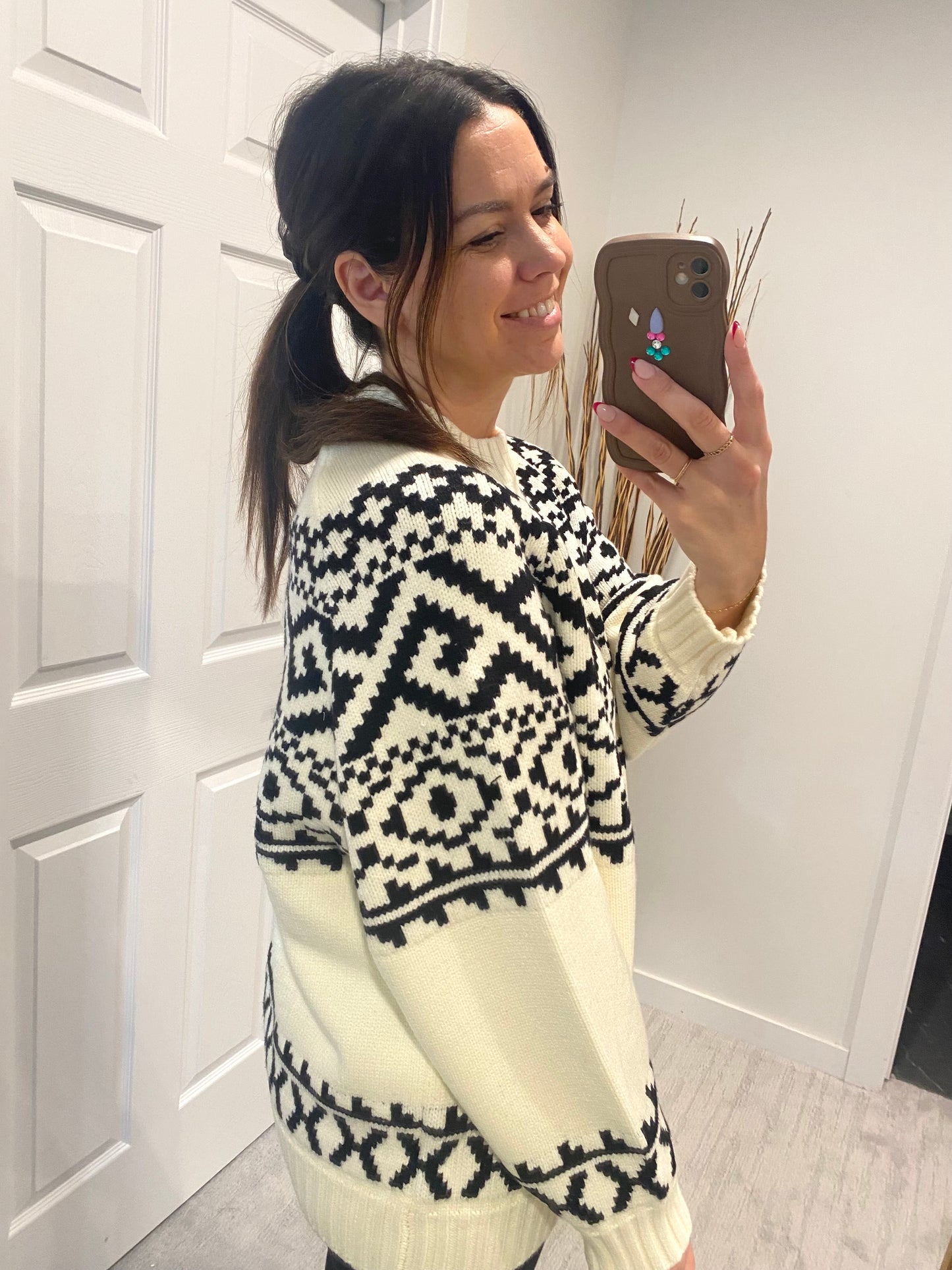 Brunette The Label Fair Isle Sweater