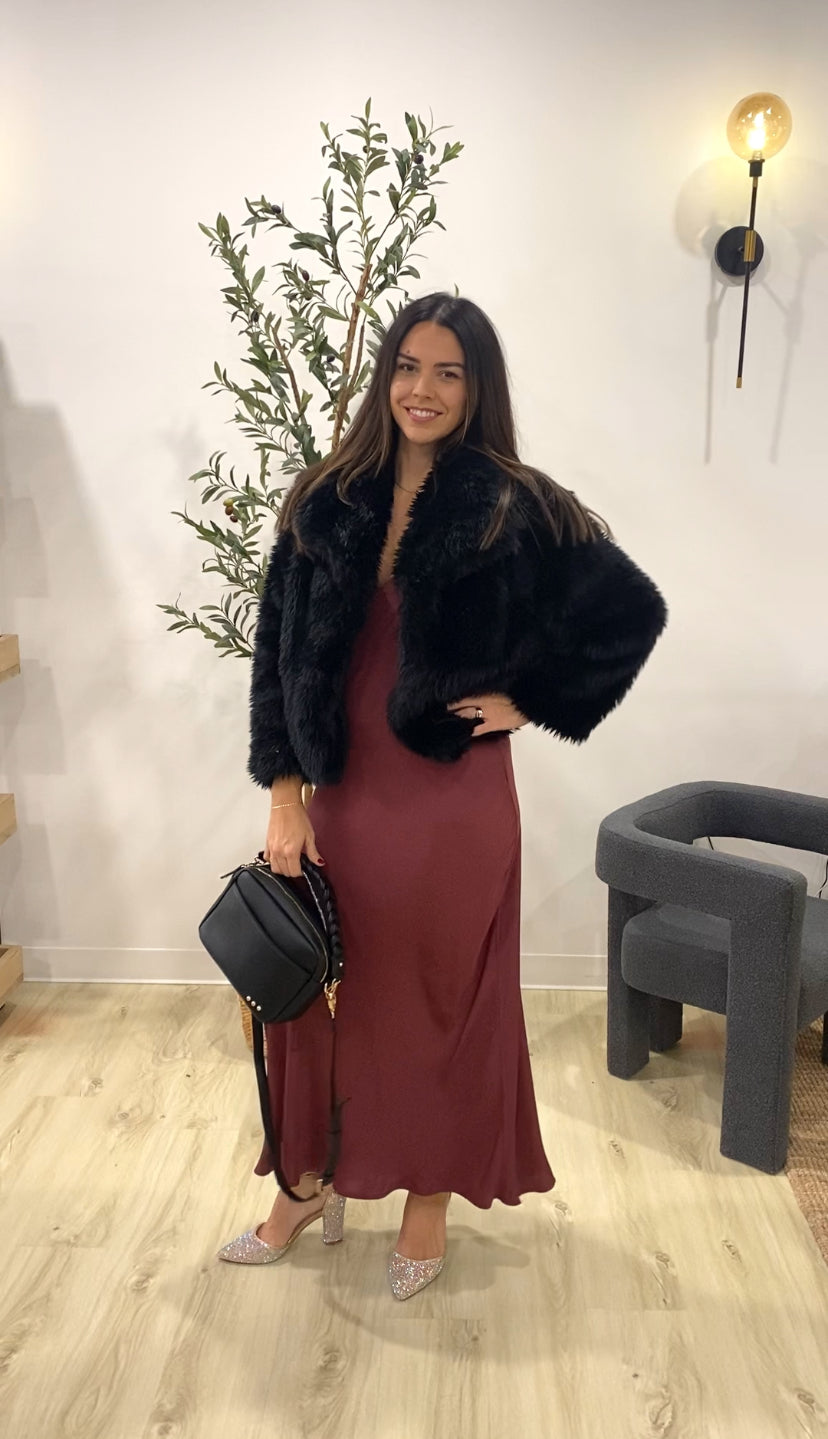 Night Out Faux Fur Coat