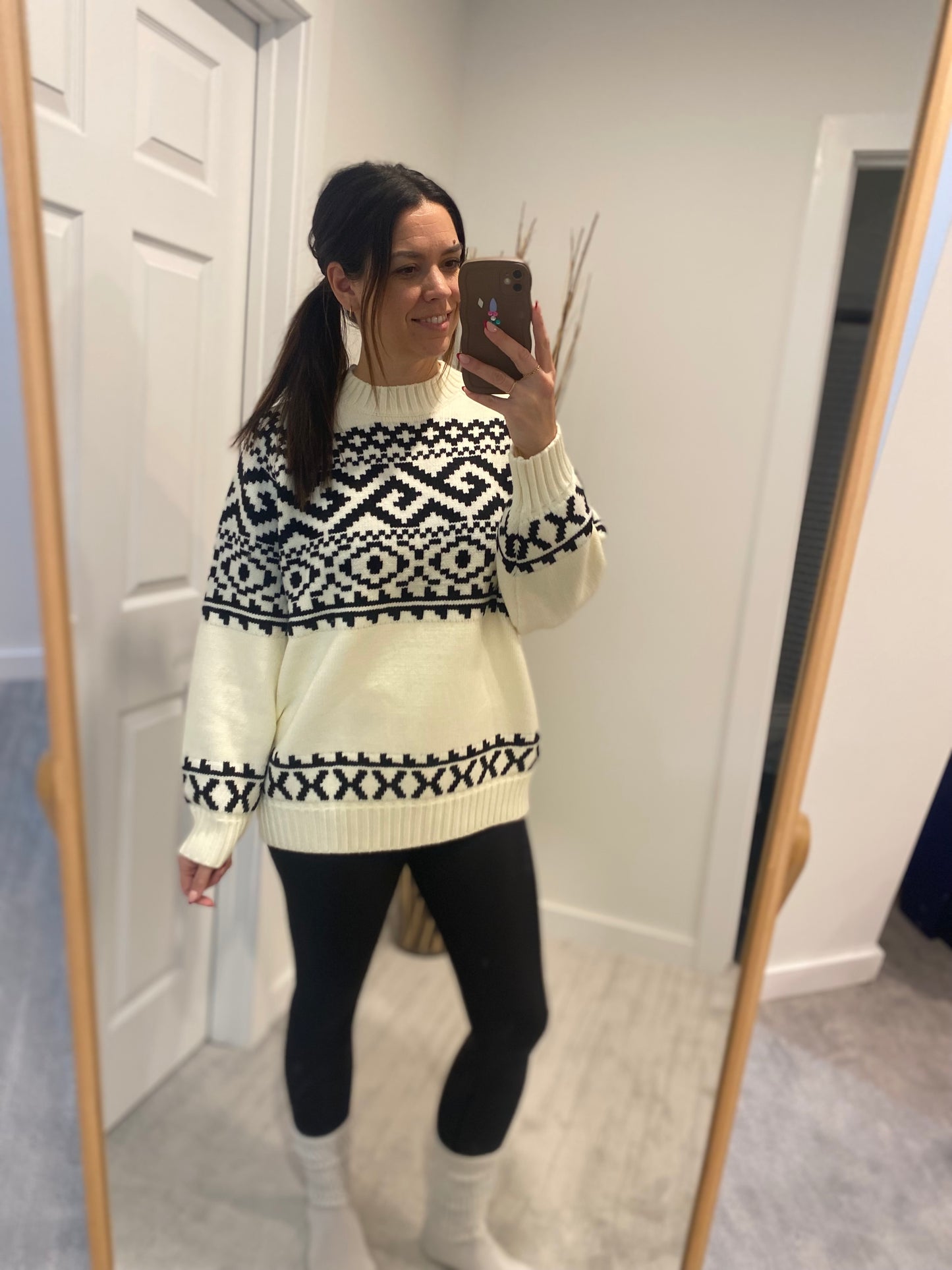 Brunette The Label Fair Isle Sweater