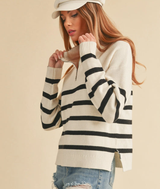 Daffie Striped Sweater