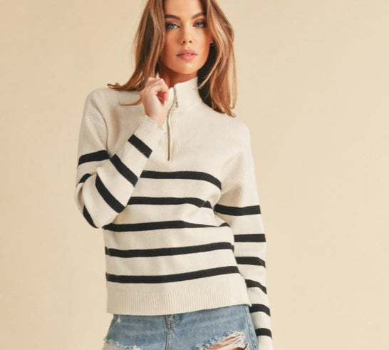 Daffie Striped Sweater