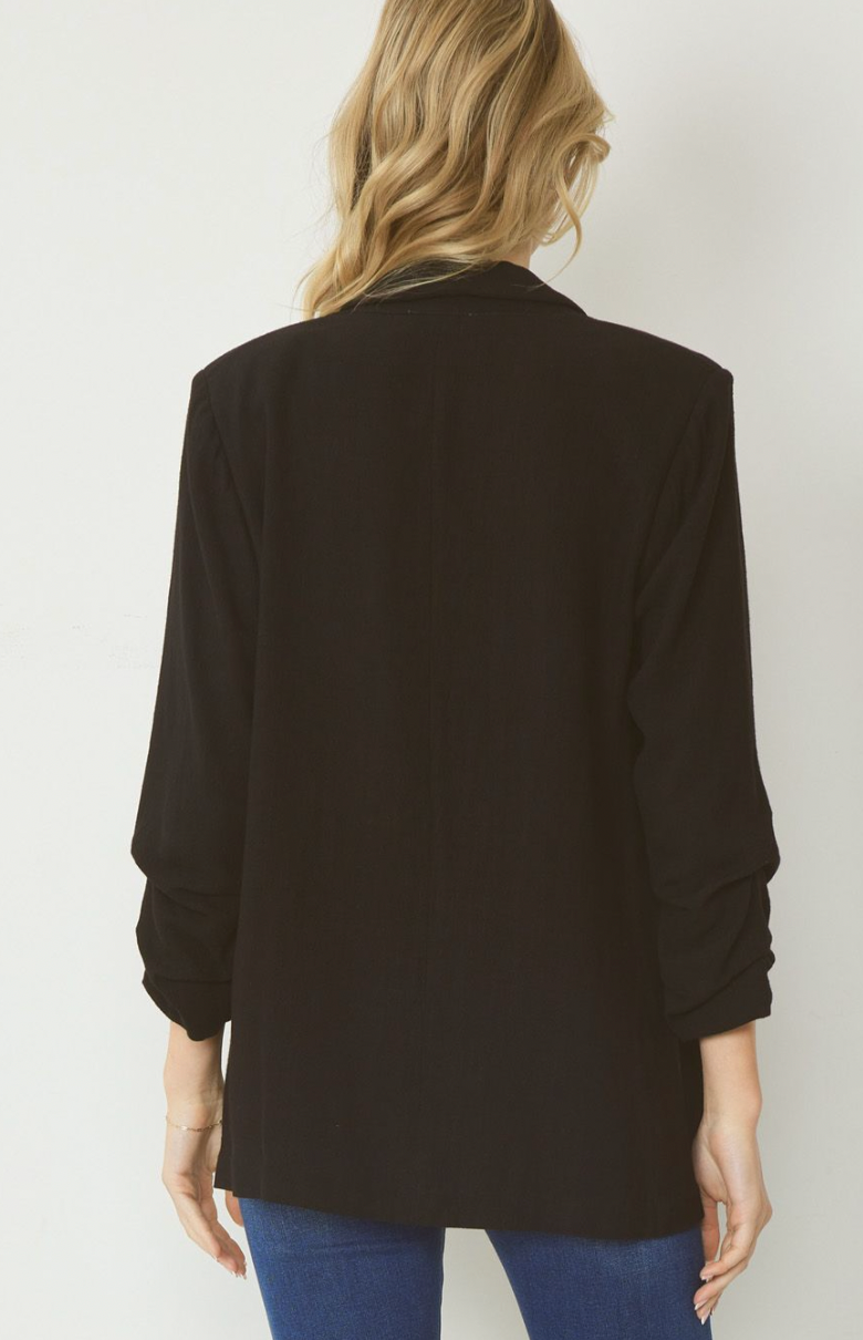 Women's black blazer