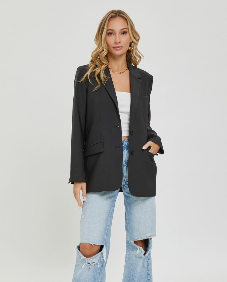 women's blazer with pockets