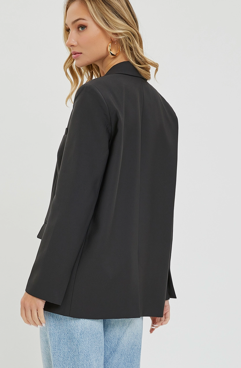 women's black blazer