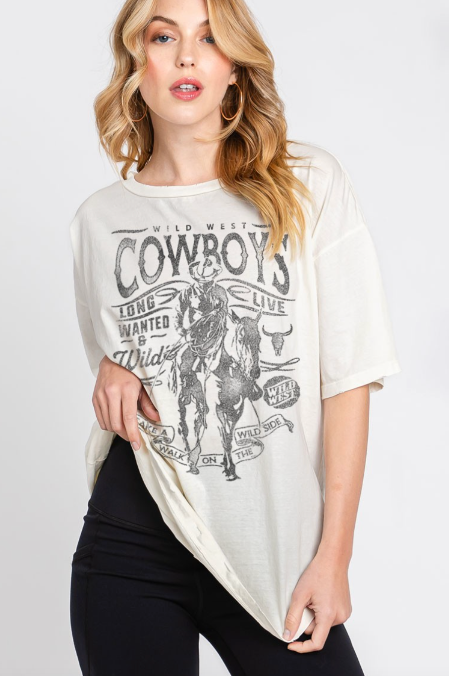 Wildwest Cowboy Tee (2 Colours)