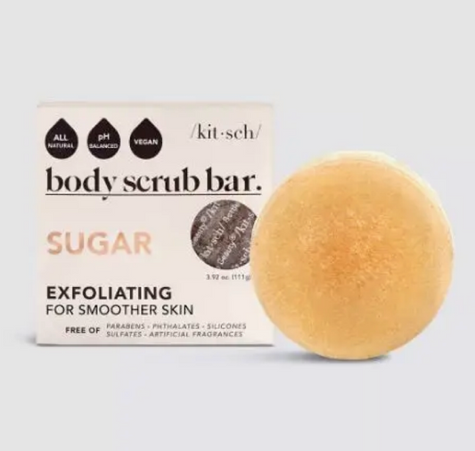 KITSCH Sugar Exfoliating Body Scrub Bar