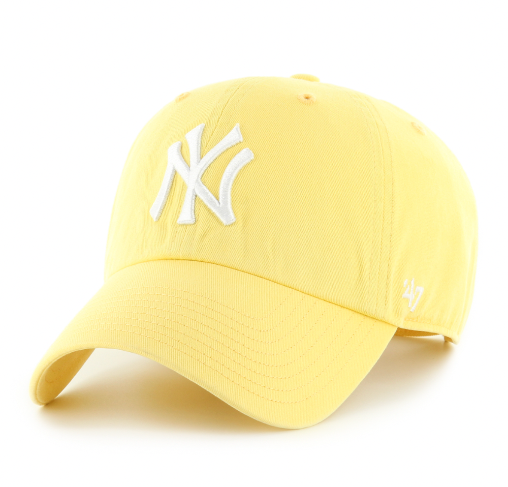 Women's yellow ball cap