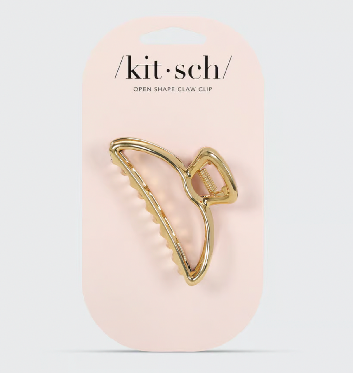 KITSCH Open Shape Gold Claw Clip