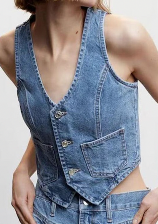 Denim vest